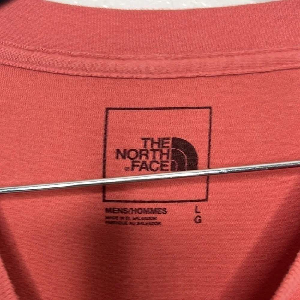 The North Face NSE Coral Orange Long Sleeve Shirt Men's Size L